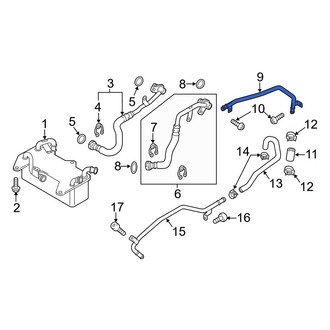 Audi OE - Upper Engine Coolant Pipe