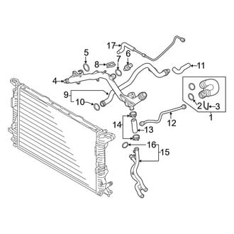 Audi OE - Cooling - Hoses & Lines (Supply), (3.0L)
