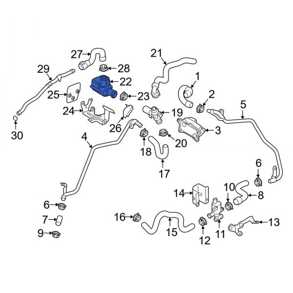 Engine Auxiliary Water Pump