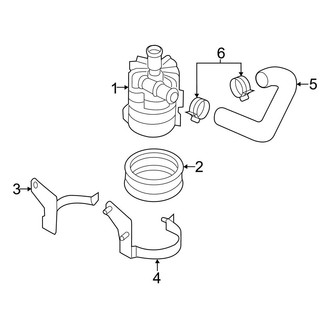 Audi OE - Cooling - Water Pump (Auxiliary, Return), (Premium / Premium Plus / Prestige 3.0L)