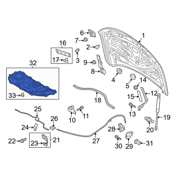 Hood Insulation Pad