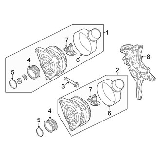 Audi OE - Electrical - Alternator (Premium / Premium Plus 2.0L)