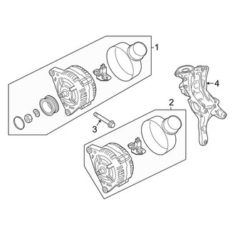 Audi OE - Electrical - Alternator (2.0L)