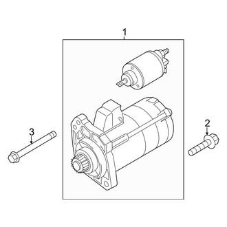 Audi OE - Electrical - Starter (Premium / Premium Plus 2.0L)