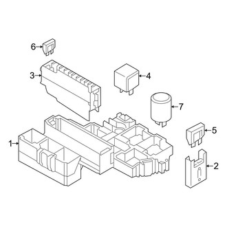 Audi OE - Electrical - Fuse & Relay (Front, Right Side)