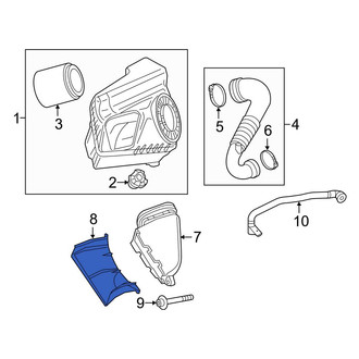 Audi OE - Engine Air Intake Hose Adapter