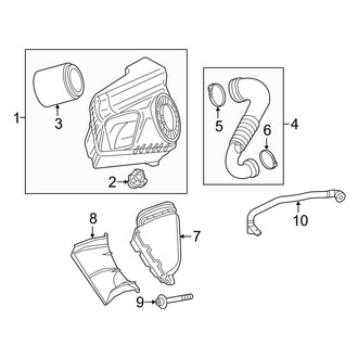 Audi OE - Engine / Transaxle - Air Intake (2.0L Gas)
