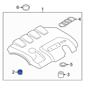 Audi OE - Engine Cover Grommet