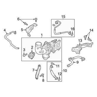 Audi OE - Engine / Transaxle - Turbocharger & Components (2.0L Gas)