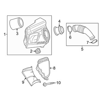 Audi OE - Engine / Transaxle - Air Intake (3.0L Diesel)