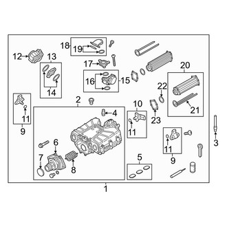 Audi OE - Engine / Transaxle - Supercharger & Components (Premium / Premium Plus / Prestige 3.0L)