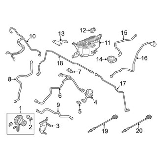 Audi OE - Emission System - Emission Components (3.0L)