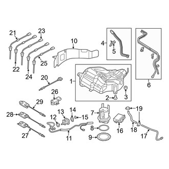 Audi OE - Emission System - Emission Components (Emission Reduction System), (3.0L)