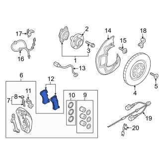 Audi A7 OEM Brake Parts | Pads, Bleeders, Rotors — CARiD.com