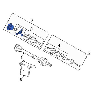 Audi OE - Front Inner CV Joint Kit