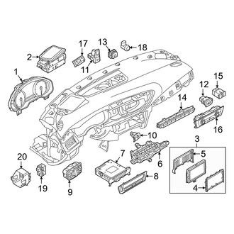 Audi OE - Instrument Panel - Cluster & Switches (Base)