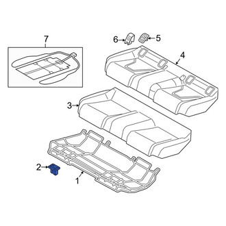 Audi OE - Seat Frame Grommet