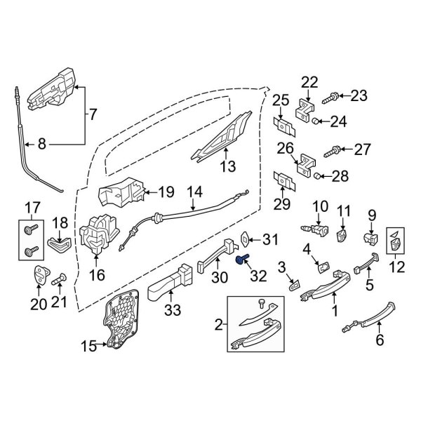 Door Check Bolt