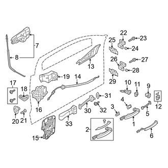 Audi OE - Front Door - Lock & Hardware