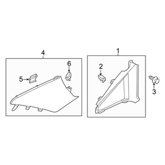 Audi OE - Quarter Panel - Interior Trim