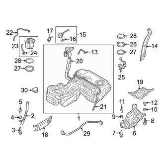 Audi OE - Fuel System Components