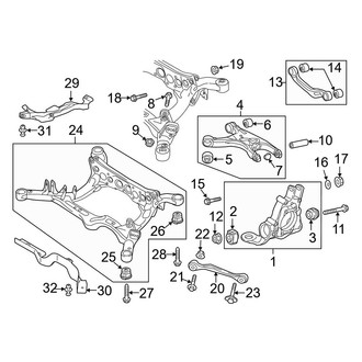 Audi OE - Rear Suspension - Suspension Components