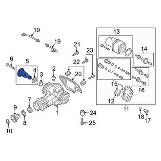 Audi OE - Rear Drive Axle Shaft