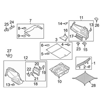 Audi OE - Rear Body & Floor - Interior Trim (Luggage Compartment)