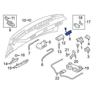 Audi OE - Rear Liftgate Latch Handle