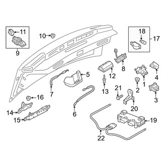 Audi OE - Trunk Lid - Lock & Hardware