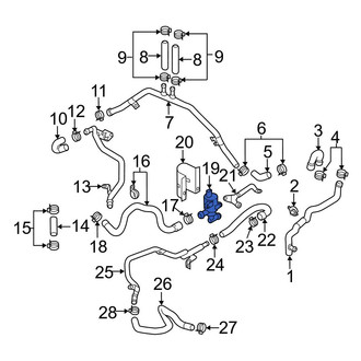 Audi OE - Rear HVAC Heater Control Valve Solenoid