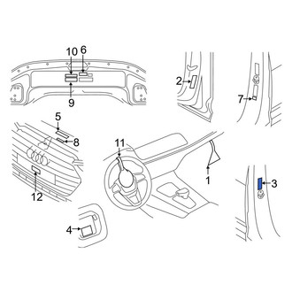 Audi OE - Air Bag Information Label