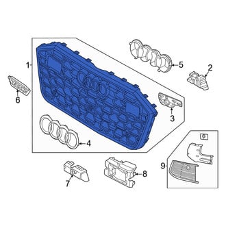 Audi OE - Front Left Lower Outer Grille