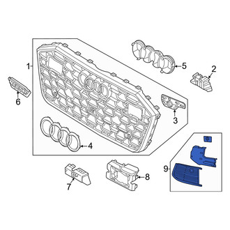 Audi OE - Front Right Lower Outer Grille