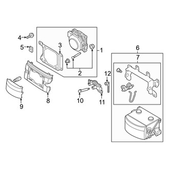 Audi OE - Front Bumper & Grille - Electrical Components (Adaptive Cruise)