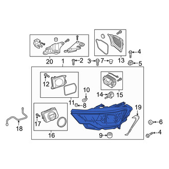 Audi OE - Front Left Headlight Assembly