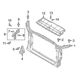 Audi OE - Radiator Support