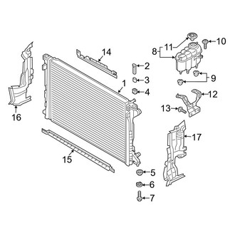 Audi OE - Cooling - Radiator & Components (Main), (2.0L)