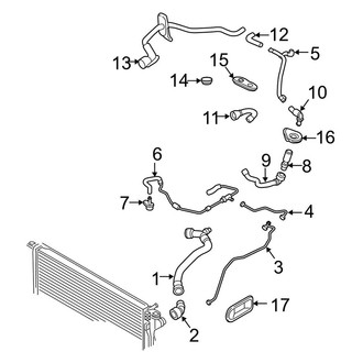 Audi OE - Cooling - Hoses & Lines (Heating), (2.0L)