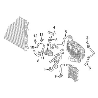 Audi OE - Cooling - Hoses & Lines (Left Lower)