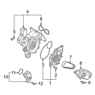 Audi OE - Cooling - Water Pump (2.0L)