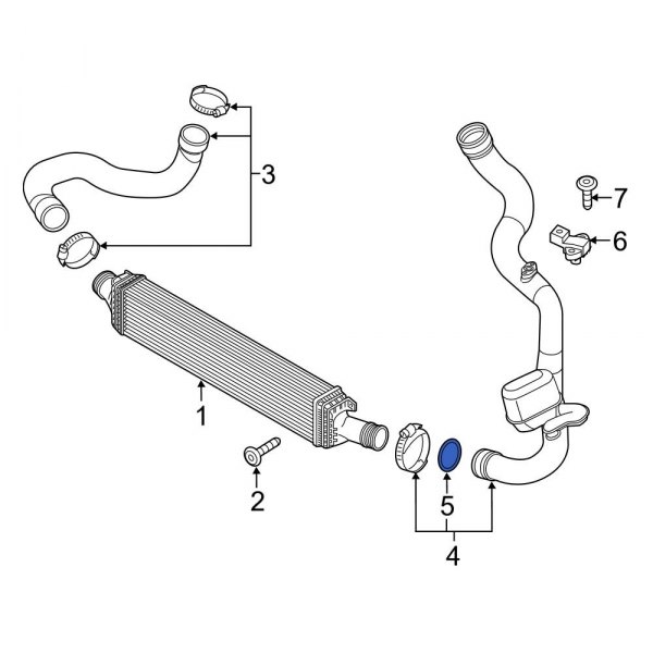 Intercooler Tube Seal