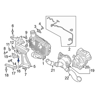 Audi OE - Frame Rail End Bolt