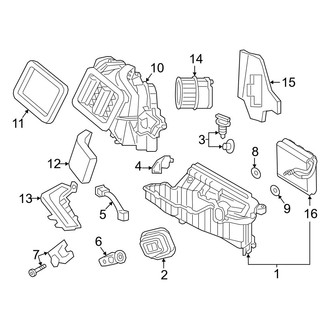 Audi OE - Air Conditioner & Heater - Blower Motor & Fan