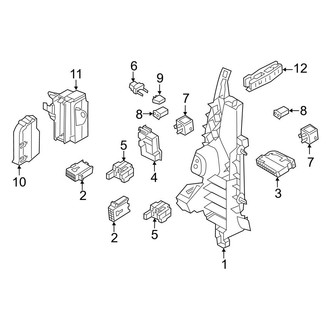 Audi OE - Electrical - Fuse & Relay (Front, Left Side)