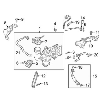 Audi OE - Engine / Transaxle - Turbocharger & Components (2.0L)