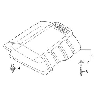 Audi OE - Engine / Transaxle - Engine Appearance Cover (2.0L)