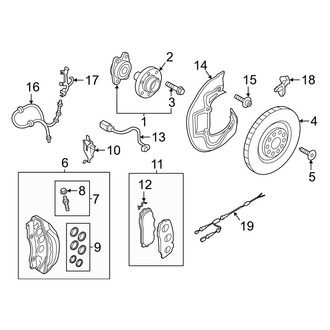 Audi OE - Front Suspension - Brake Components (375 x 36 mm, to 09/04/2023), (Premium / Premium Plus / Prestige)