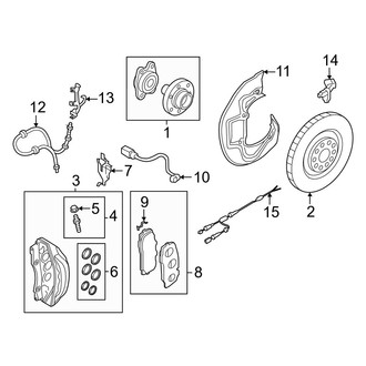 Audi OE - Front Suspension - Brake Components (375 x 36 mm, from 09/04/2023), (Premium / Premium Plus / Prestige)