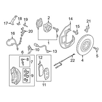 Audi OE - Front Suspension - Brake Components (400 x 38 mm, to 09/04/2023), (Premium Plus / Prestige)